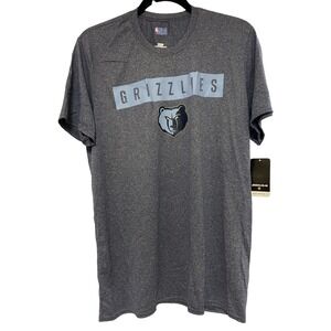 NBA Memphis Grizzlies T-Shirt Mens Large Heather Gray Basketball‎ Tee
